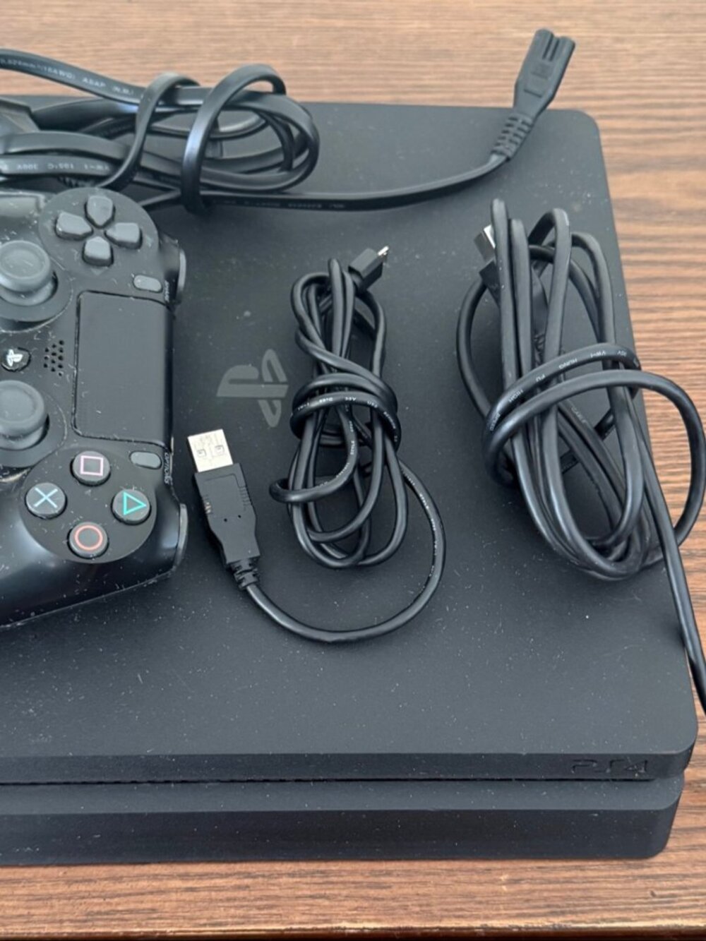 Sony PlayStation 4 Console – Tested & Working, Controller + All Cables